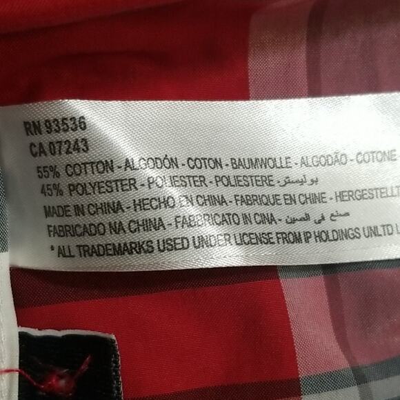 $10 Sale NWT Ecko Red Plaid Shirt - Picture 5 of 5